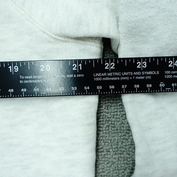 American Eagle Hoodie Sweatshirt Boys Size Large Gray Red Distressed Drawstring - Picture 4 of 5